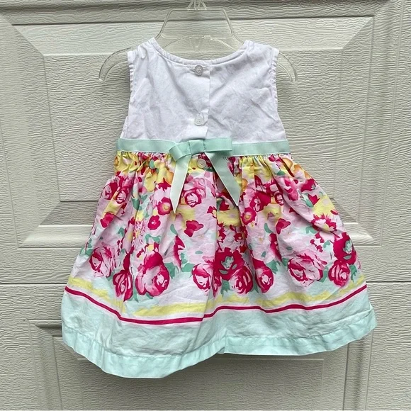12m floral dress Easter Perfect! Baby girl Blueberi Boulevard. - Picture 2 of 6